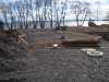 The forms for the footings. The forms for the footings.
