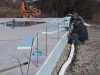 Insulating the perimeter of the slab. Insulating the perimeter of the slab.