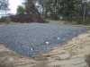 The septic bed. The septic bed.