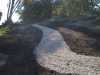 There is a path from the front of the house to the shore and then parallel to the shore line. There is a path from the front of the house to the shore and then parallel to the shore line