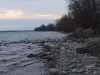 Shoreline to the west: low water in November. Shoreline to the west: low water in No